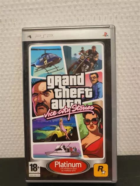 Grand Theft Auto Vice City Stories Sony Psp Platinum Complet Pal Eur