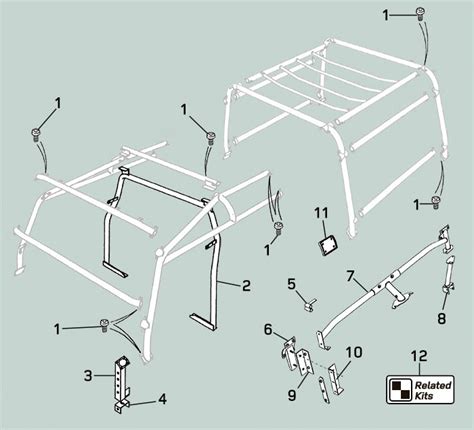 Land Rove Defender Nas Roll Cage Rovers North Land Rover Parts