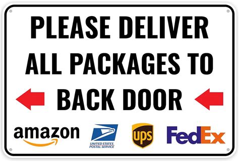 Amazon Pc Delivery Sign For Packages Please Deliver All