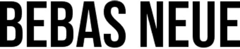 Bebas Neue Font — Скачать