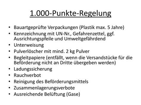 Gefahrgut Ppt Herunterladen