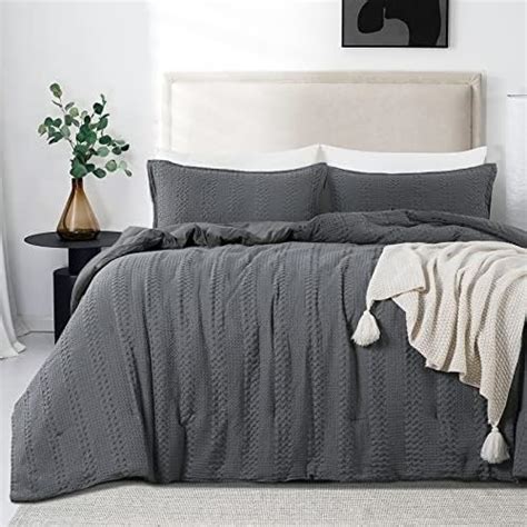 Amazon Hombys X Oversized King Waffle Weave Comforter Set