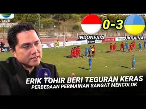 Langsung Ambil Keputusan Teguran Keras Erik Tohir Bisa Ganti Kualitas