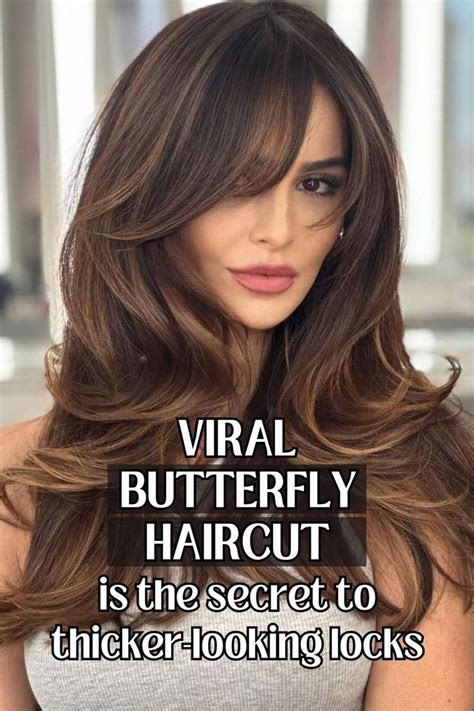 Viral Butterfly Haircut Is The Secret To Thicker Looking Locks In