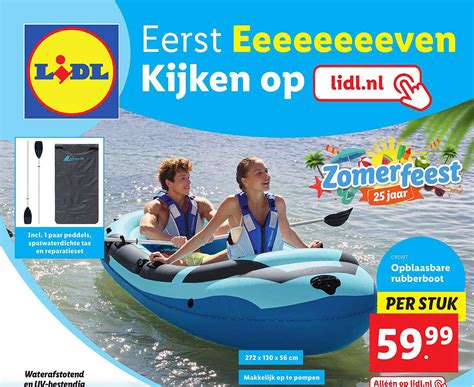 Crivit Opblaasbare Rubberboot Aanbieding Bij Lidl Folders Nl