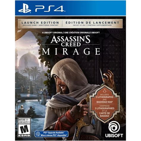 Assassins Creed Mirage Launch Edition PS4 Físico Nuevo Playtec Games