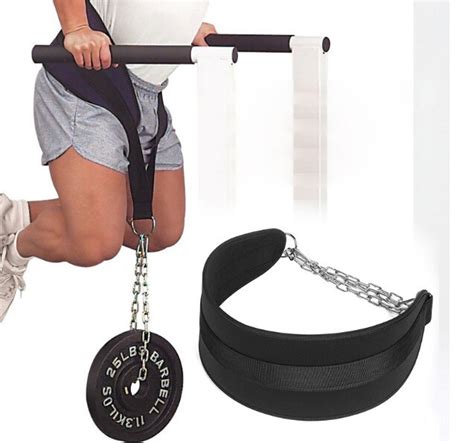 Dip Belt With Chain Weight Lifting Belt Neoprene Weight Lifting