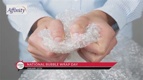 National Day Calendar National Bubble Wrap Day Kx News