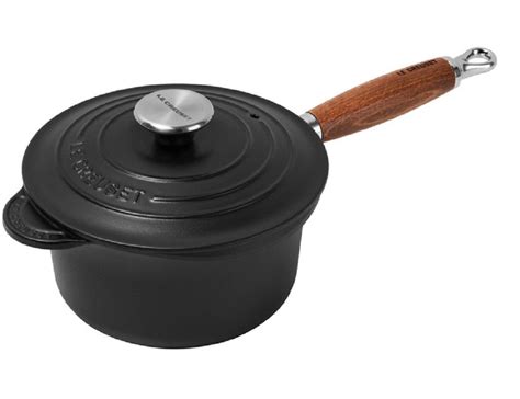 Le Creuset Steel Pan with Lid Matte Satin Black ⌀ 18 cm | Free shipping from €99 on Cookinglife.eu