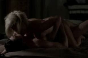 Kathleen Robertson Naked And On Top In Bed On Boss Nude