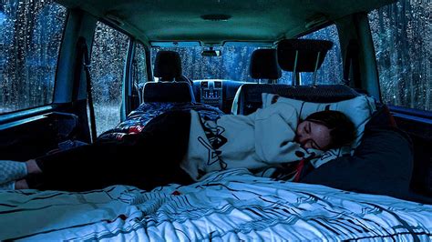 Cozy Car In Rainy Night 99 Instantly Fall Asleep With Sounds Rain