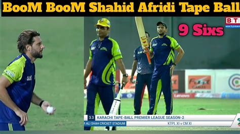 Boom Boom Shahid Afridi Wonderful Bowling Batting 9 Sixs 1 Wicket