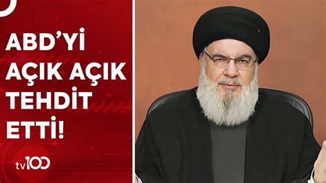 Hizbullah Lideri Hasan Nasrallah Abd Slerine Sald Racaklar N