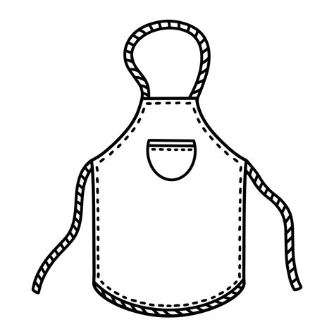 White Apron Clipart