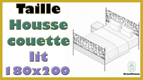 Quelle Taille De Housse De Couette Pour Lit 180x200 YouTube