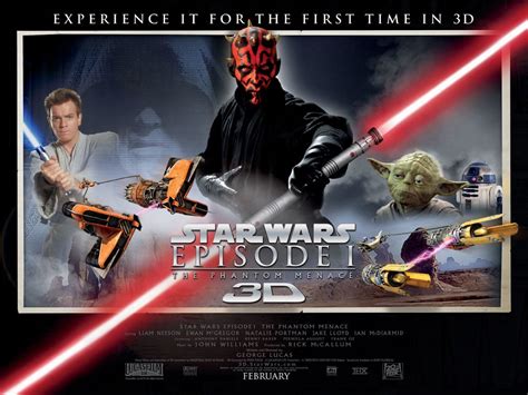 Star Wars Episode I The Phantom Menace In D Quad Poster A