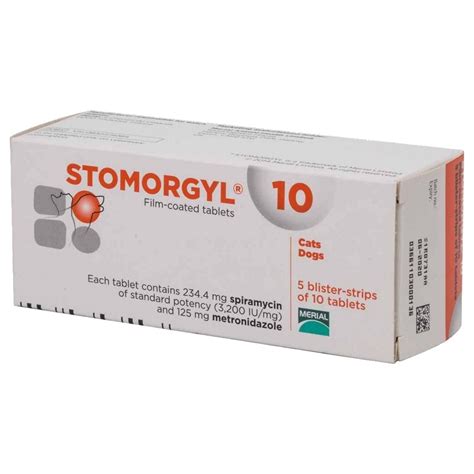Stomorgyl Tablets 10 50s – VET THIRTY-4