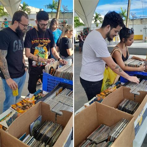 Vinil CD livros Feira de disco em Arapiraca reúne colecionadores