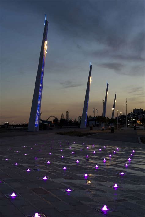 Southend-on-Sea seafront and masts lighting design – StudioFractal – Architectural lighting ...