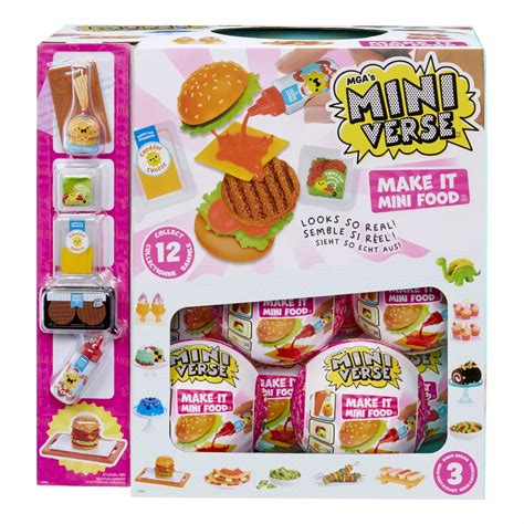 Miniverse Make It Mini Foods Diner In PDQ Series 3A 505419EUC AiO Lv