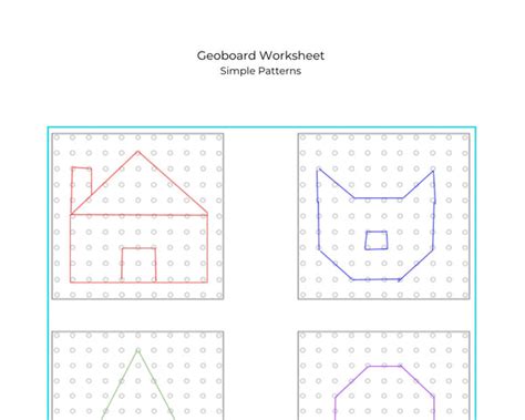 Geoboard Print Class Playground Worksheets Library