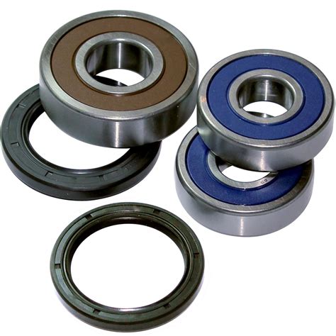 Caltric Rear Wheel Ball Bearings And Seals Kit Compatible