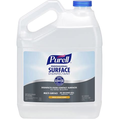 Purell® Professional Surface Disinfectant Gallon Refill Ready To Use Liquid 128 Fl Oz 4