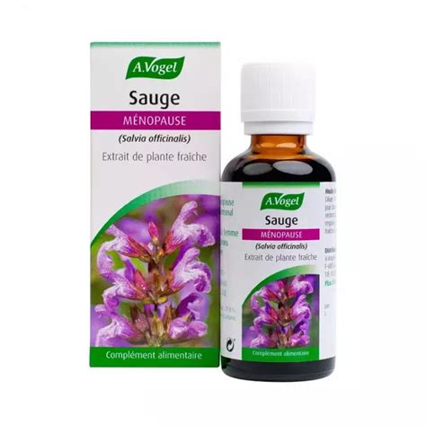 Extrait de plante fraîche Sauge A Vogel Ménopause 50ml