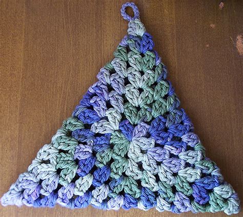 Ravelry Triangle Hot Pad Pattern By Julee Fort
