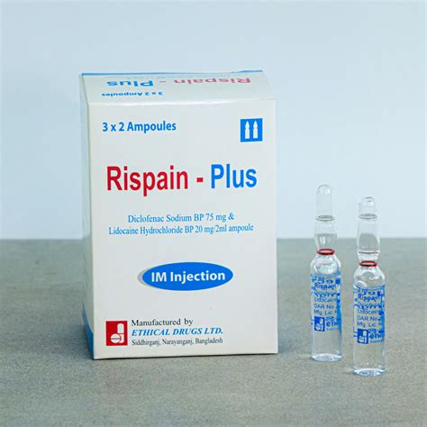 Rispain Plus® Diclofenac Sodium Bp And Lidocaine Hydrochloride Bp