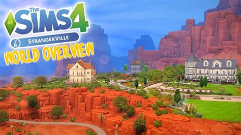 Strangerville World Overview 🌞 The Sims 4 Strangerville Youtube