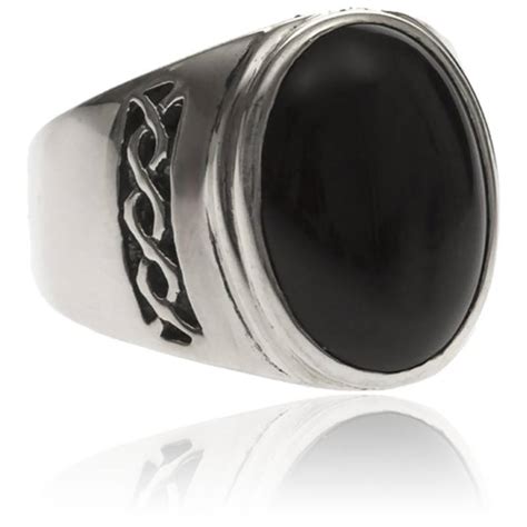 Bague Homme Onyx Massive Argent Orus Bijoux Ocarat