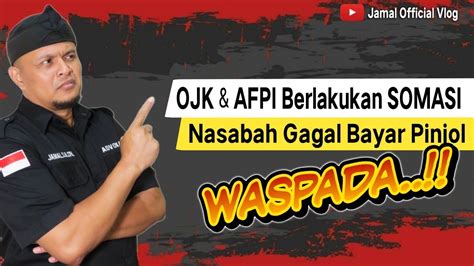 Mulai Mei Ojk Dan Afpi Somasi Hukum Nasabah Gagal Bayar Pinjol