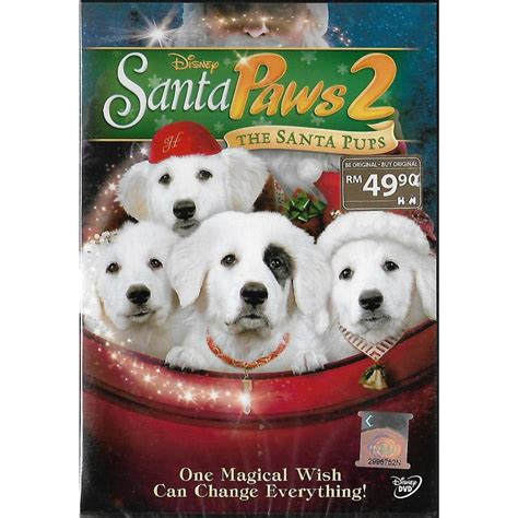 English Movie Santa Paws 2 The Santa Pups Dvd Disney Film Shopee Malaysia