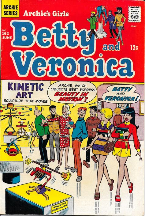 Archie S Girls Betty And Veronica Comic Book 162 Vintage 0 12 Cent Book 1969 By Veronica Lodge