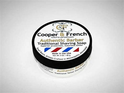 Cooper And French Shave Soap Review - Authentic Barber - Sharpologist