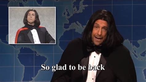 [WATCH] Adam Sandler Brought Back Opera Man On 'SNL' Weekend Update