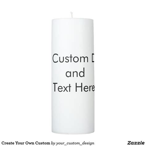 Create Your Own Custom Pillar Candle Custom Candles Pillar Candles Candles