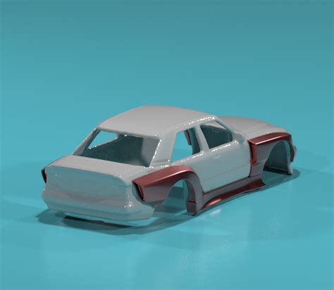 Hot Wheels Mercedes E Custom Wide Kit STL File For Cults