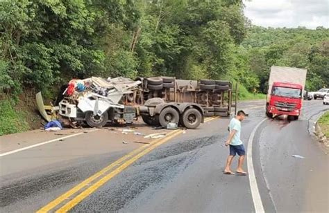 Condutor De Caminh O Morre Em Grave Acidente Na Br Cgn O Maior