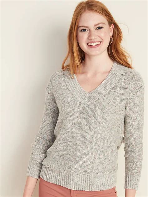 Soft Slouchy V Neck Sweater For Women Old Navy Sweaters For Women Neck Sweater Vneck Sweater