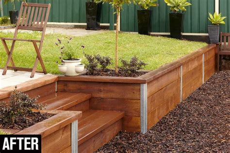 How To Build A Garden Wall With Sleepers Fasci Garden