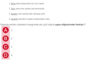6 Sınıf Türkçe Sözcükte Yapı Testleri Çöz Online