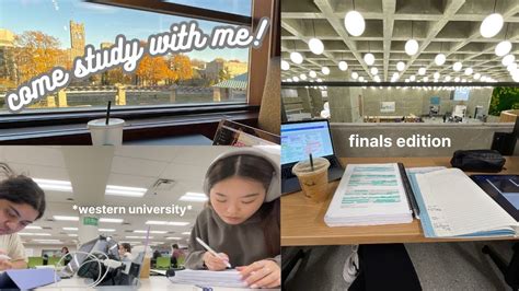 Study Vlog Final Exams WESTERN UNIVERSITY YouTube