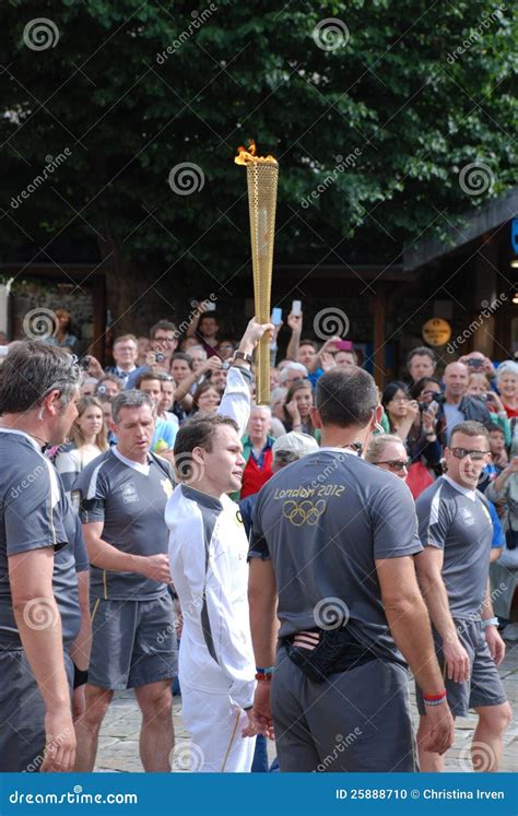 Olympic Torch Relay editorial image. Image of athlete - 25888710