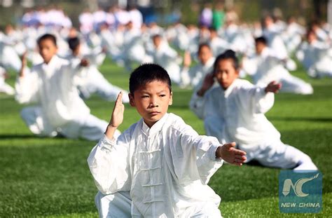 See how the Chinese pupils practise traditional Chinese sports | China ...