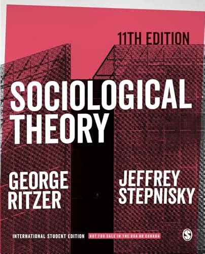 Sociological Theory International Student Edition Ritzer George