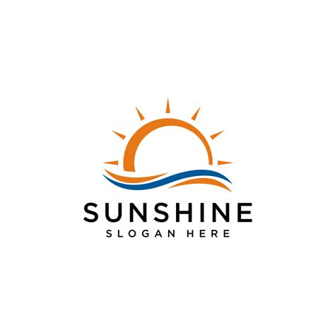 Sun Logo Vector Icon Design Linear Masterbundles