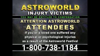 Robin Raynish Law Tv Spot Astroworld Injury Victims Ispot Tv