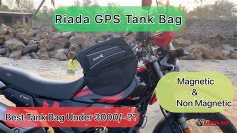 Best Tank Bag For Any Bike Under 3100 Raida GPS Tank Bag